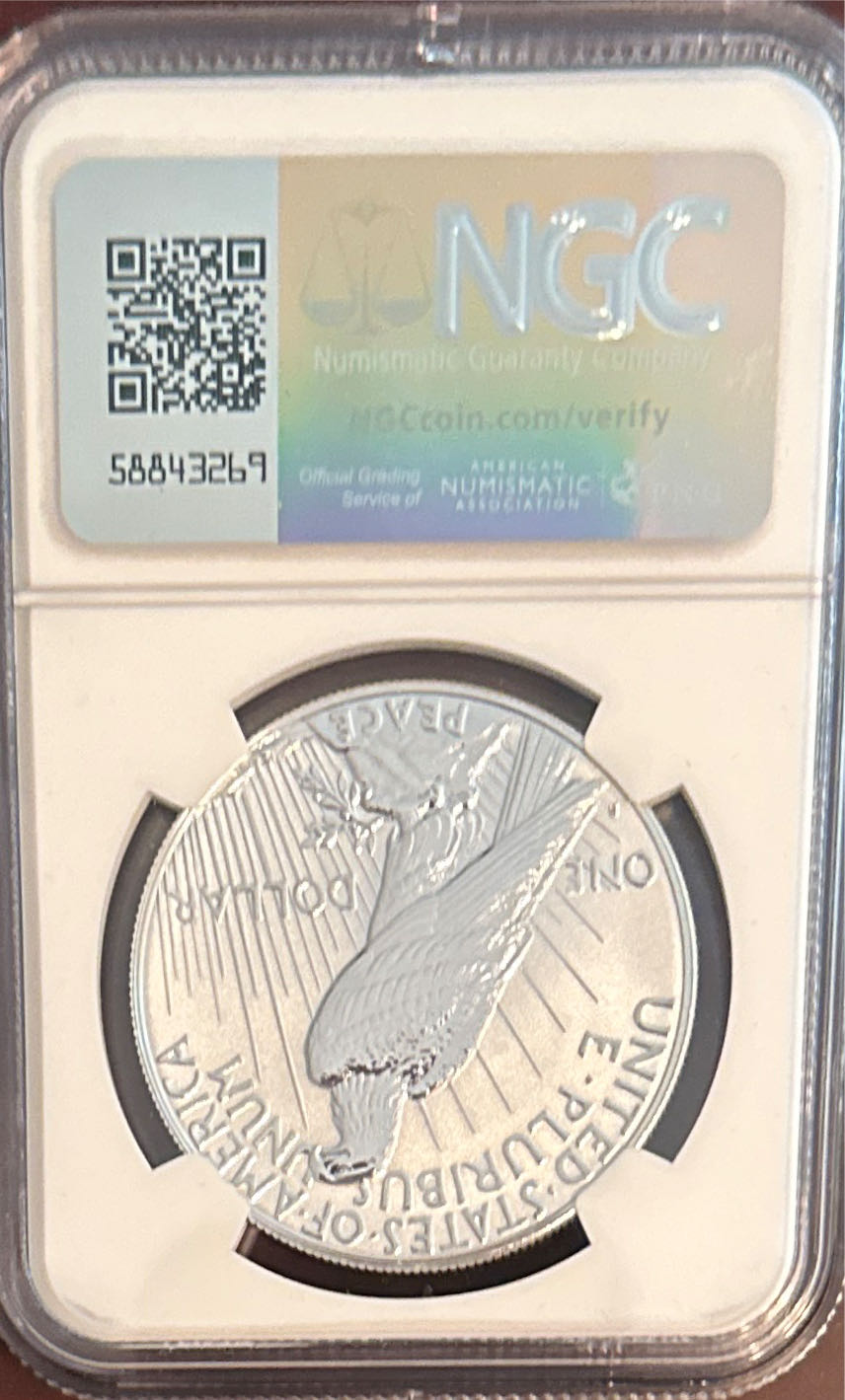 2023 Silver Peace Two Coin Reverse PF Set  coin collectible [Barcode 01764170008138230021] - Main Image 2