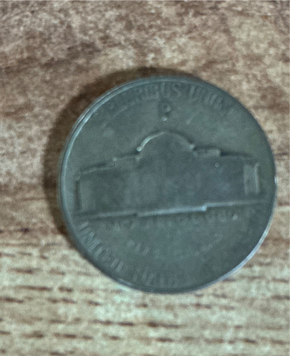 Nickel Jefferson 1943 P  coin collectible - Main Image 2