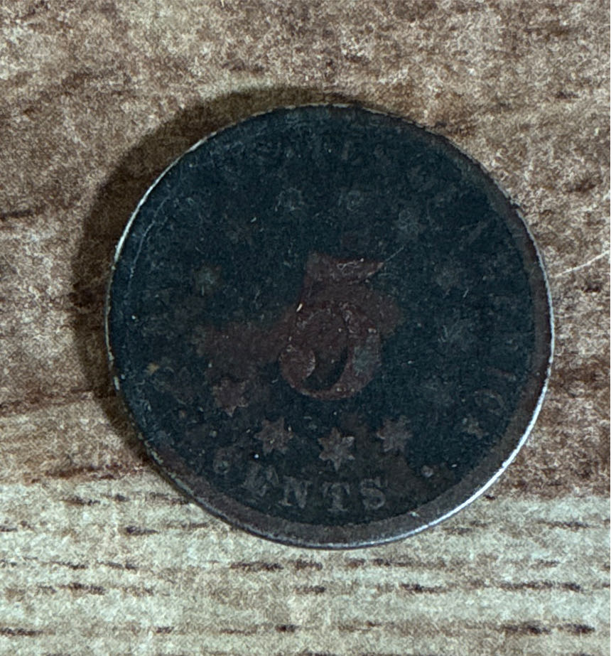 Nickel Union Shield 1873  coin collectible - Main Image 2
