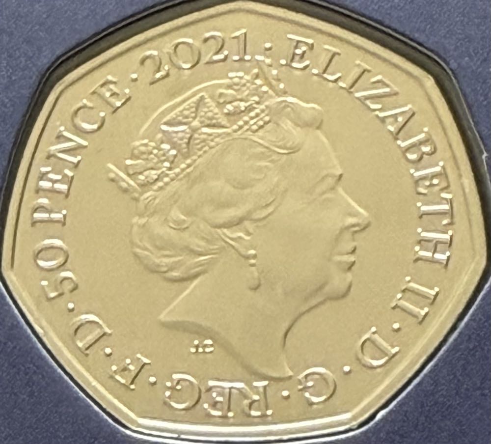 2021 Insulin 100 Years Of 50p  coin collectible - Main Image 2