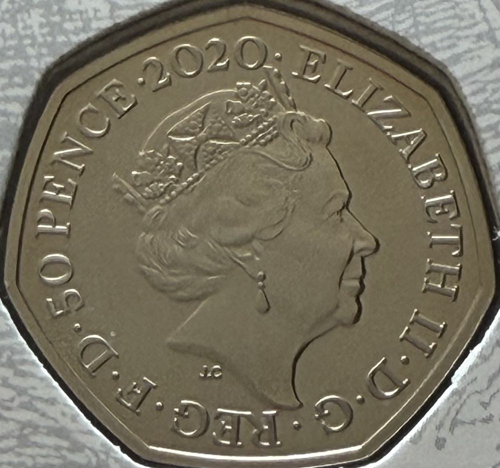 2020 Piglet 50p (2)  coin collectible - Main Image 2