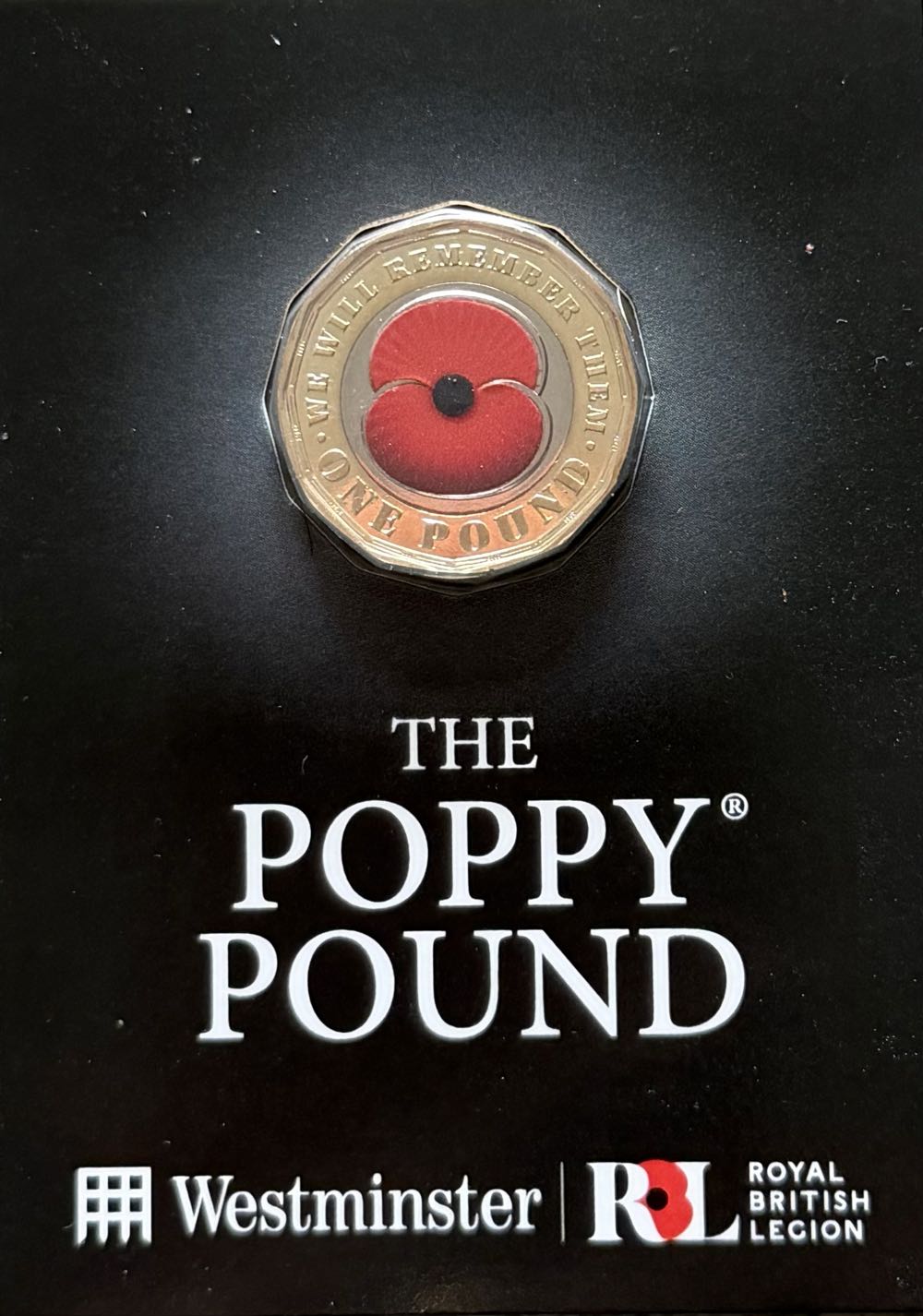 2025 The Poppy Pound £1  coin collectible - Main Image 3