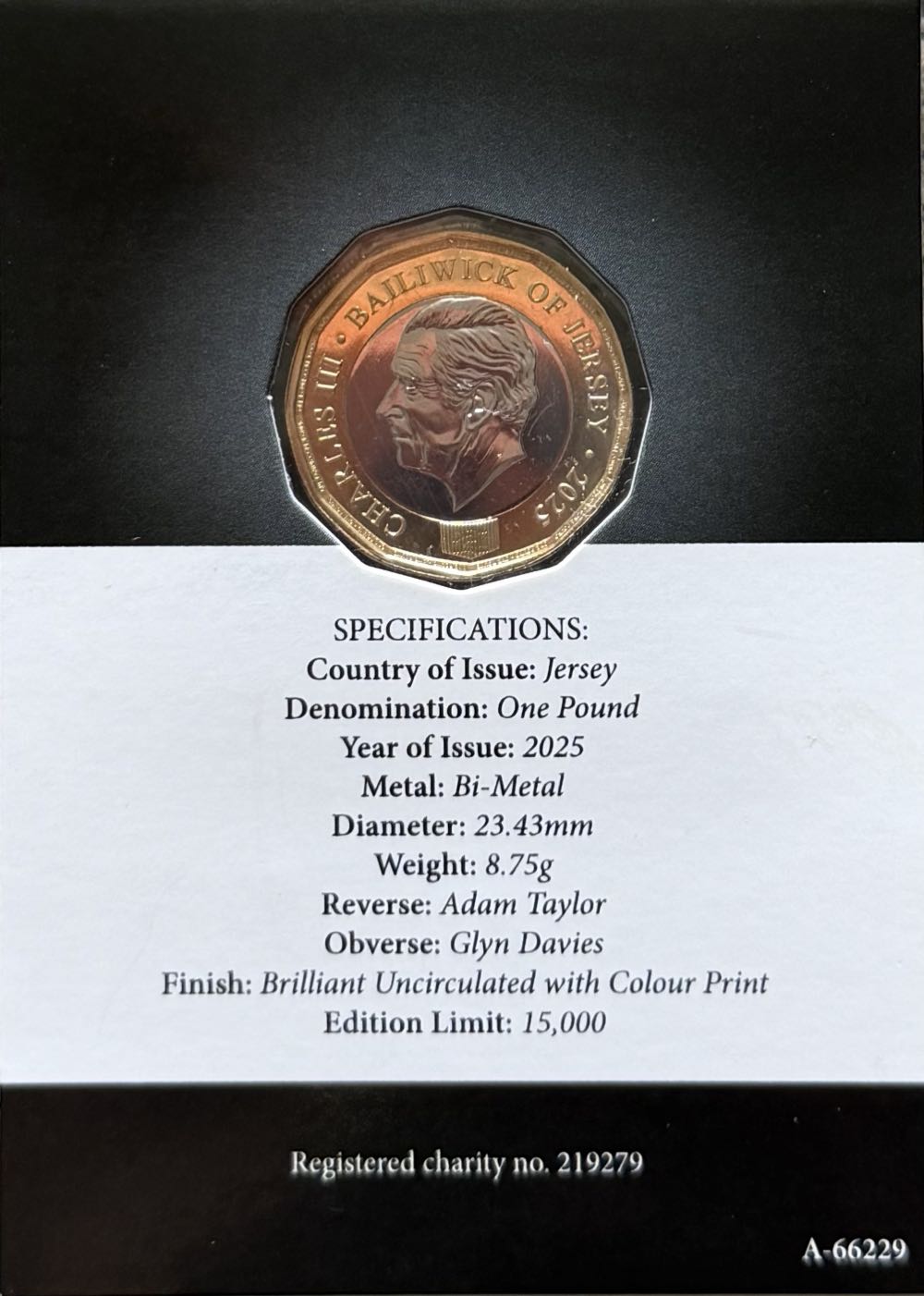 2025 The Poppy Pound £1  coin collectible - Main Image 4