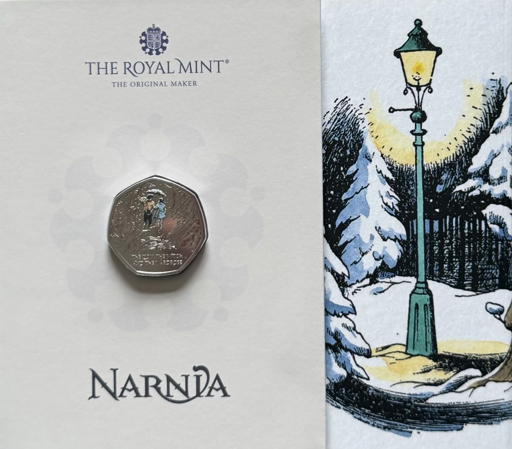 2023 Narnia 50p  coin collectible - Main Image 3