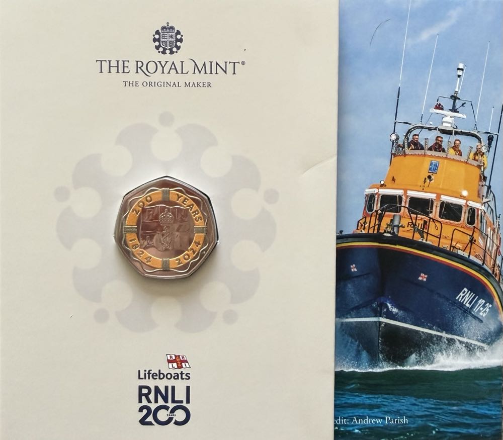 2024 RNLI 50p (2)  coin collectible - Main Image 3