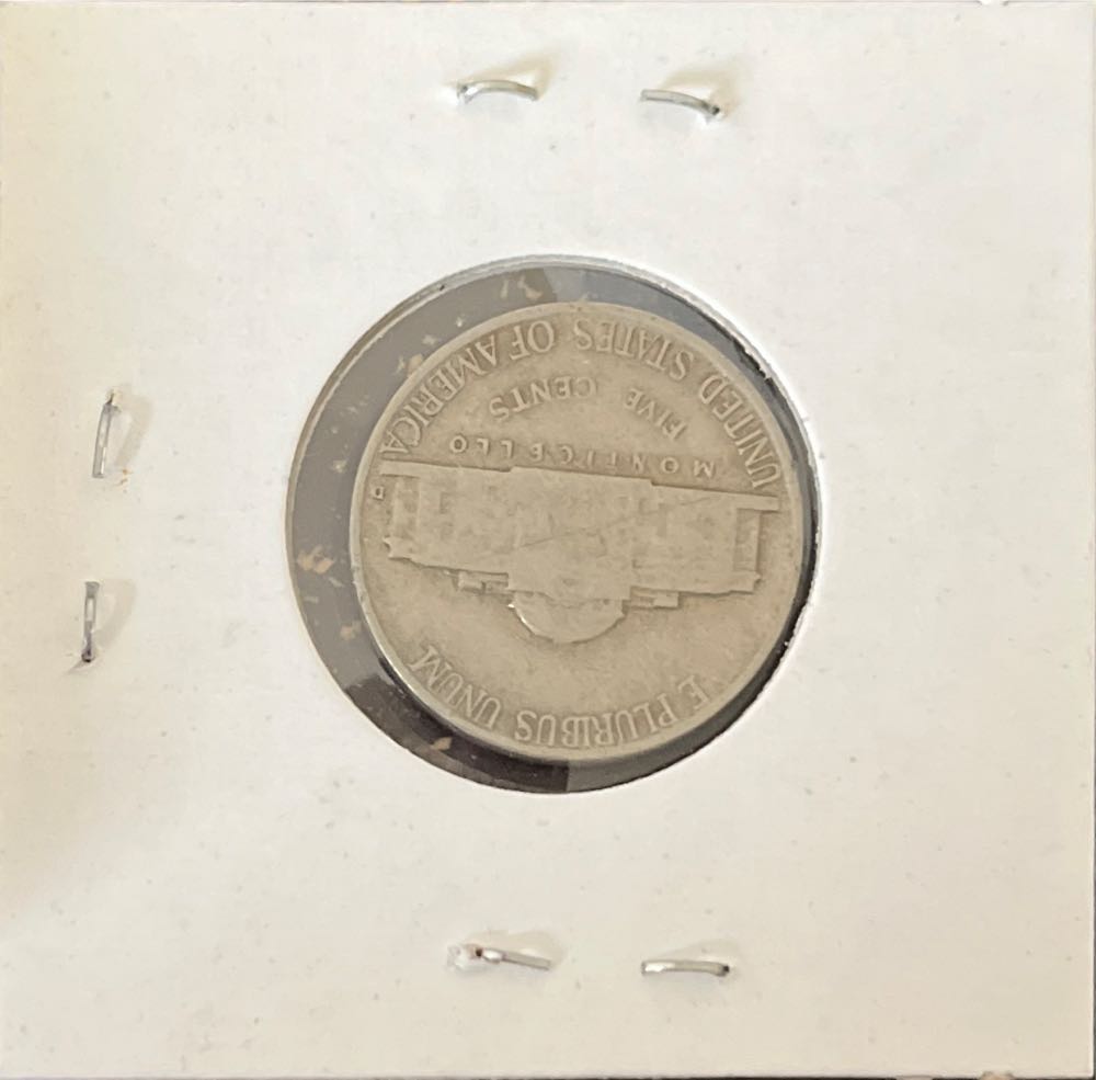 American 1939 5 Cent “Jefferson Nickel” (Mom’s Collection)  coin collectible - Main Image 2