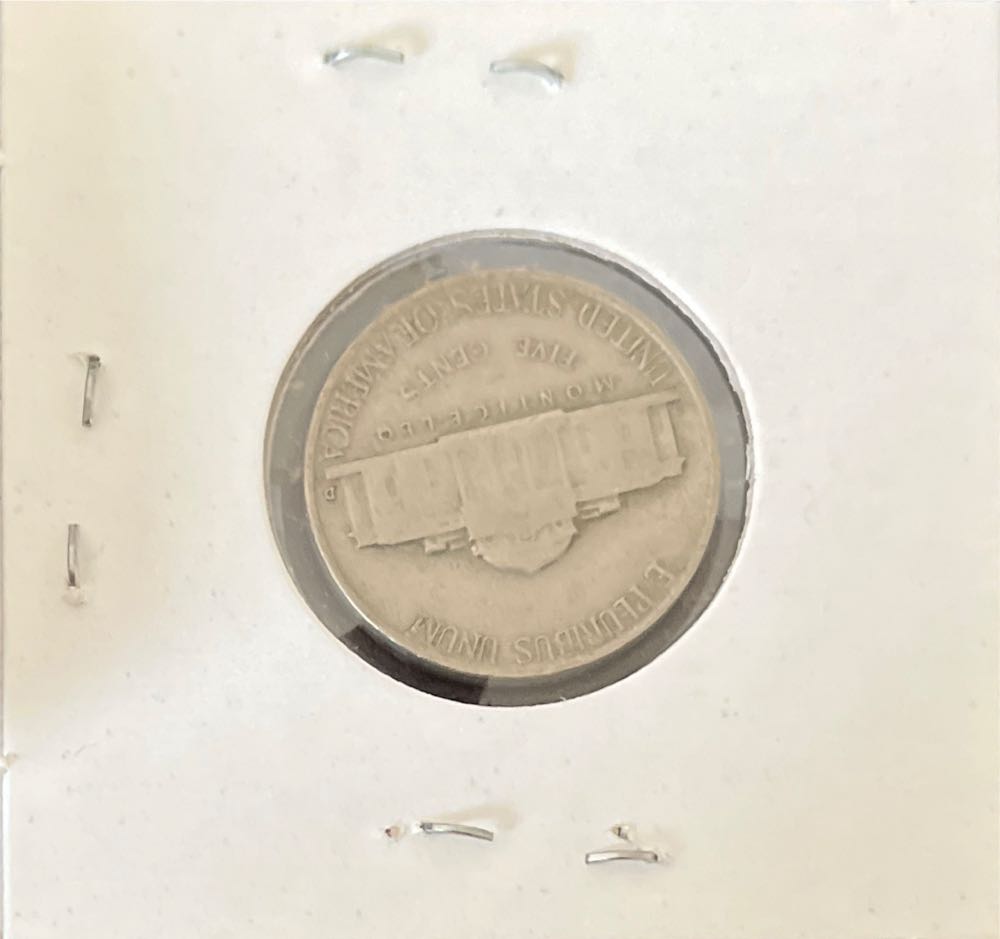 American 1942 5 Cent “Jefferson Nickel” (Mom’s Collection)  coin collectible - Main Image 2