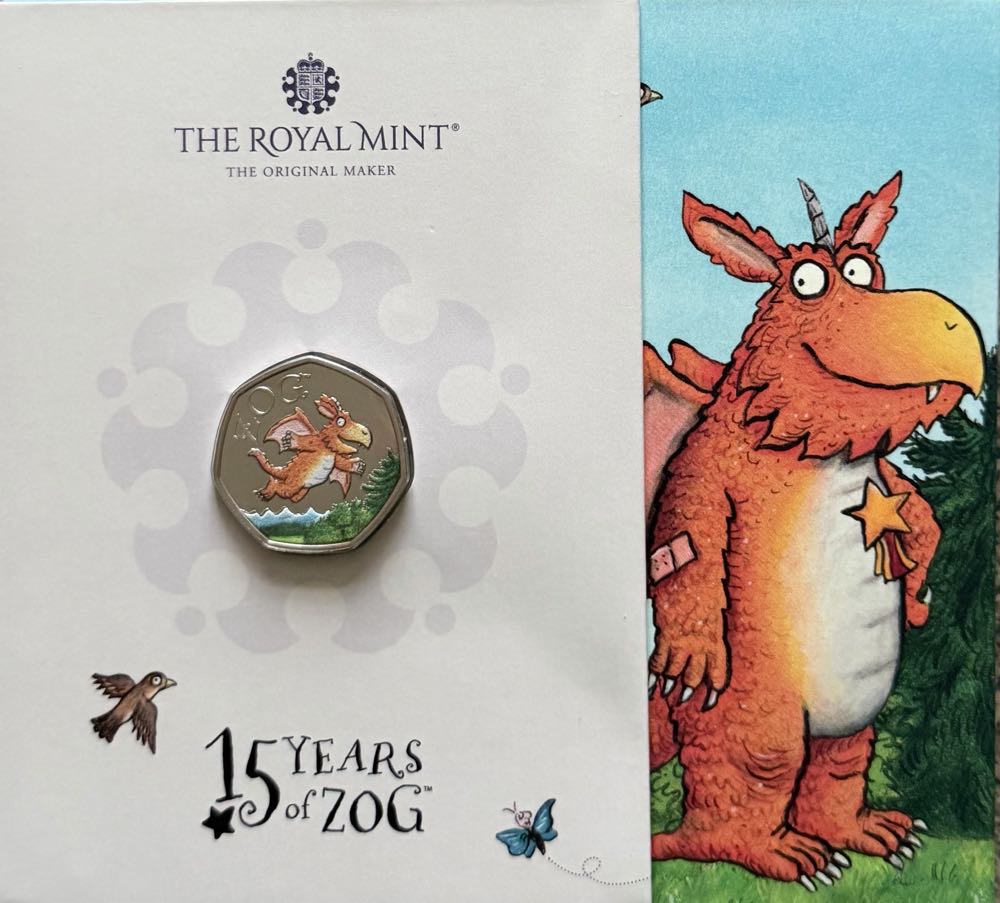 2025 Zog 50p  coin collectible - Main Image 3