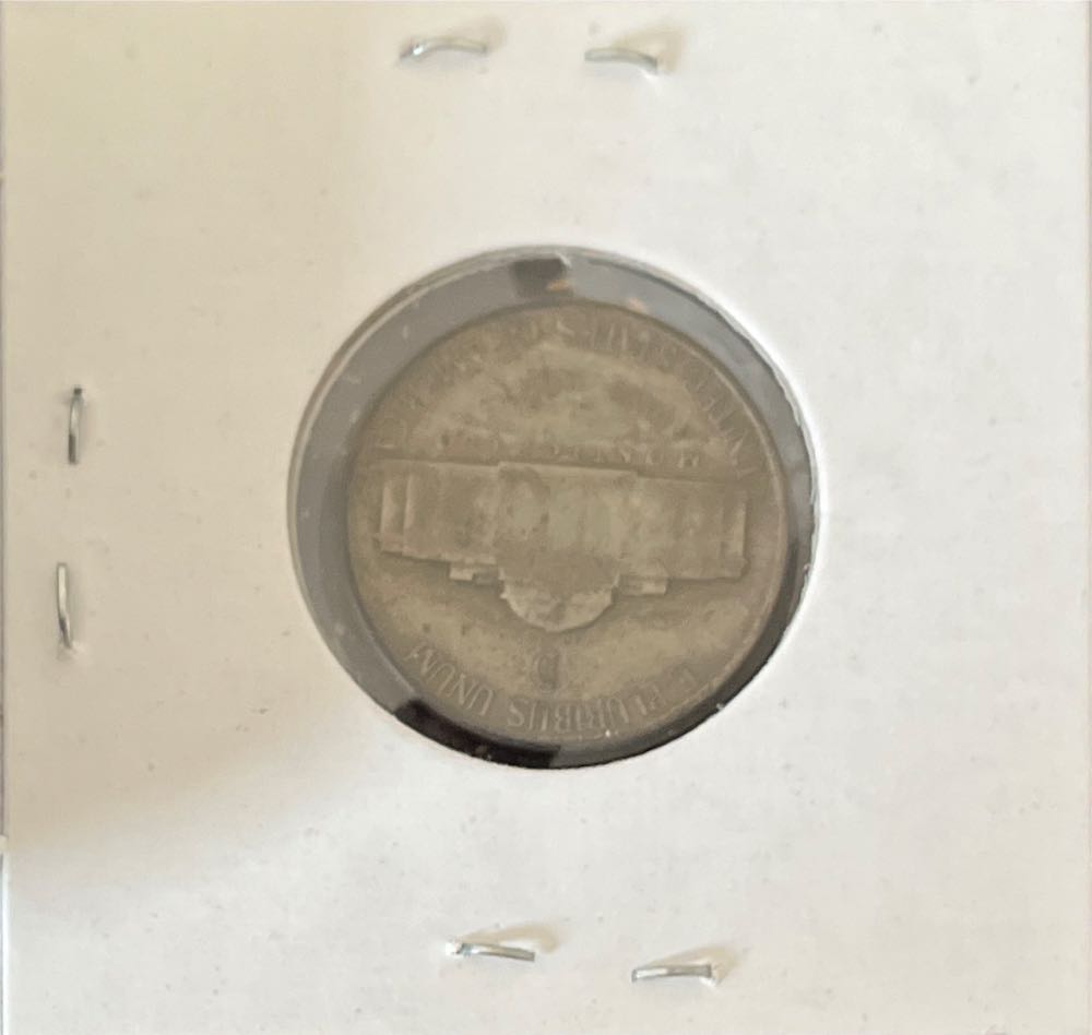 American 1943 5 Cent “Jefferson Nickel” (Mom’s Collection)  coin collectible - Main Image 2