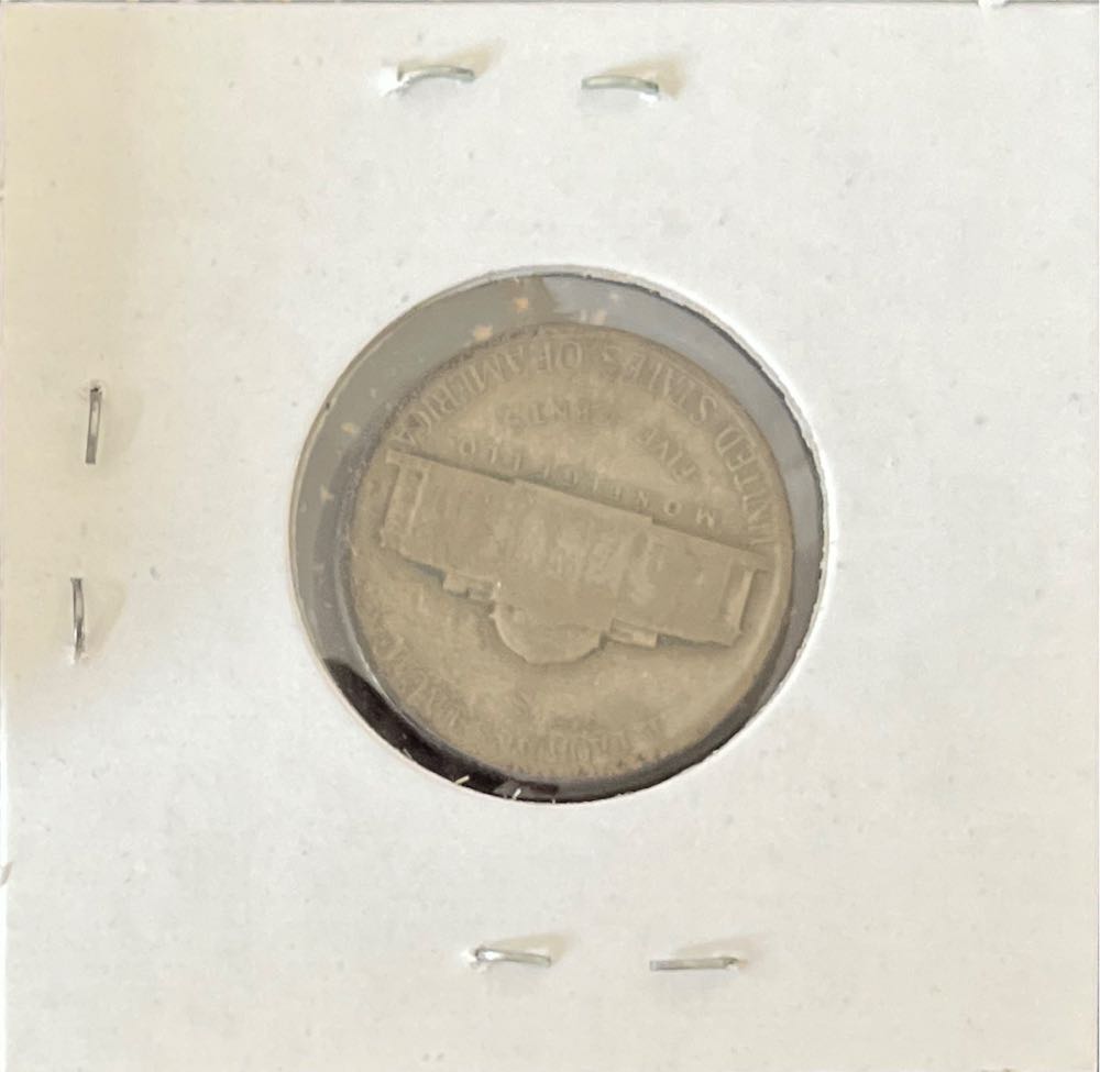 American 1944 5 Cent “Jefferson Nickel” (Mom’s Collection)  coin collectible - Main Image 2