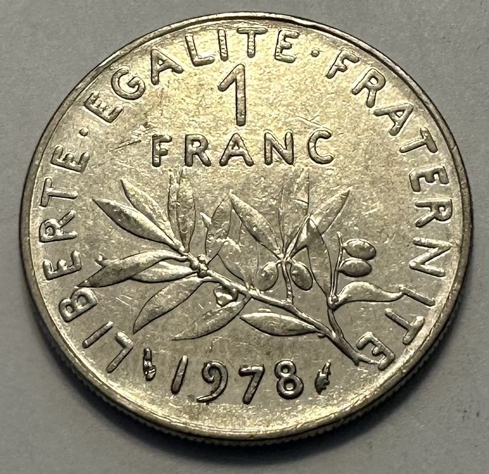 France 1 Franc  coin collectible - Main Image 2