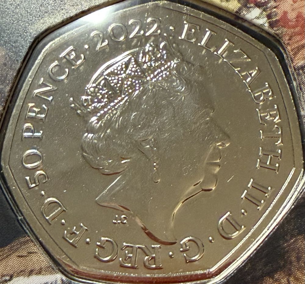 2022 Harry Potter Colour 50p  coin collectible - Main Image 2