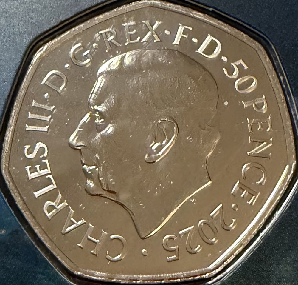 2025 The Patronus Colour 50p  coin collectible - Main Image 2