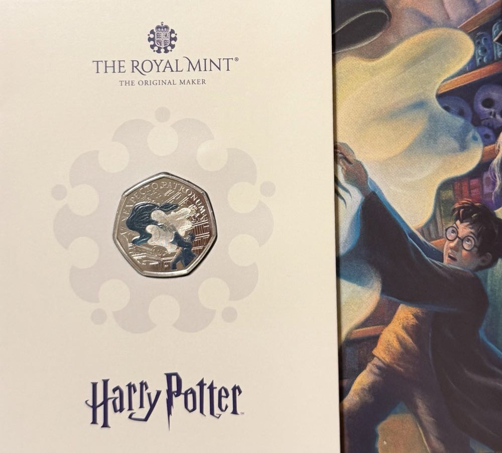 2025 The Patronus Colour 50p  coin collectible - Main Image 3