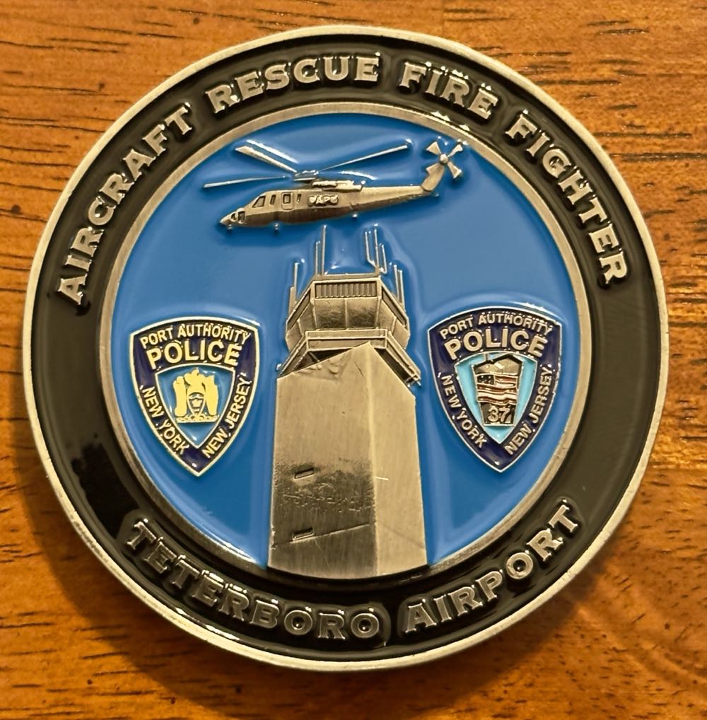 PAPD ARFF Teterboro  coin collectible - Main Image 2