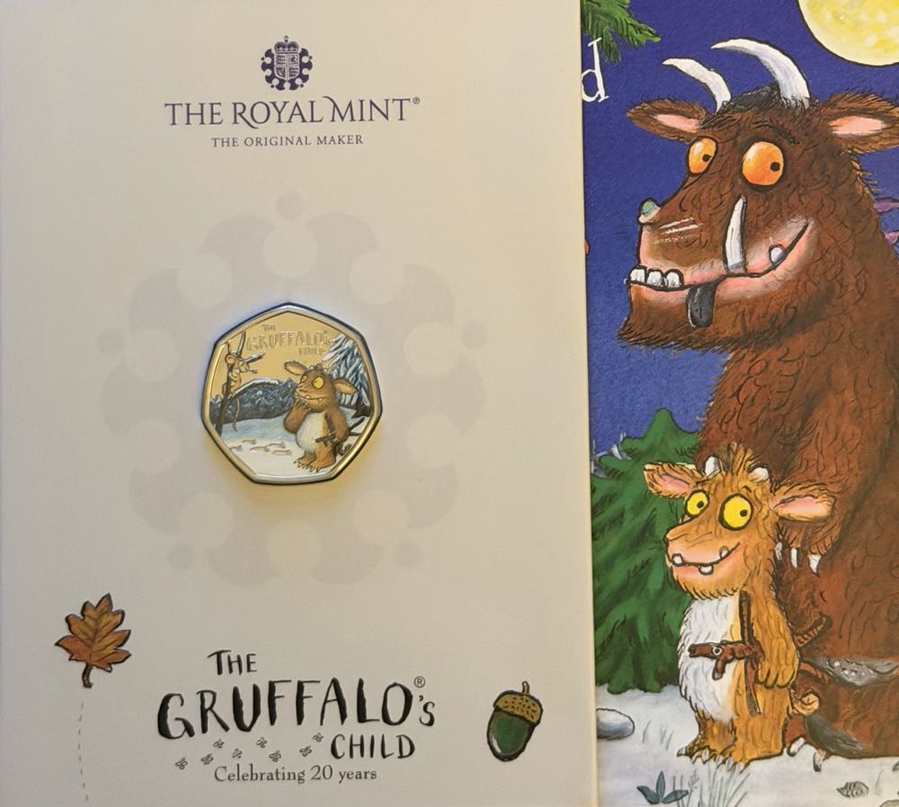 2024 The Gruffalo’s Child Colour 50p  coin collectible - Main Image 3