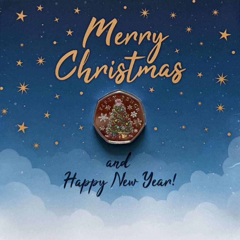 2021 Merry Christmas 50p  coin collectible - Main Image 3