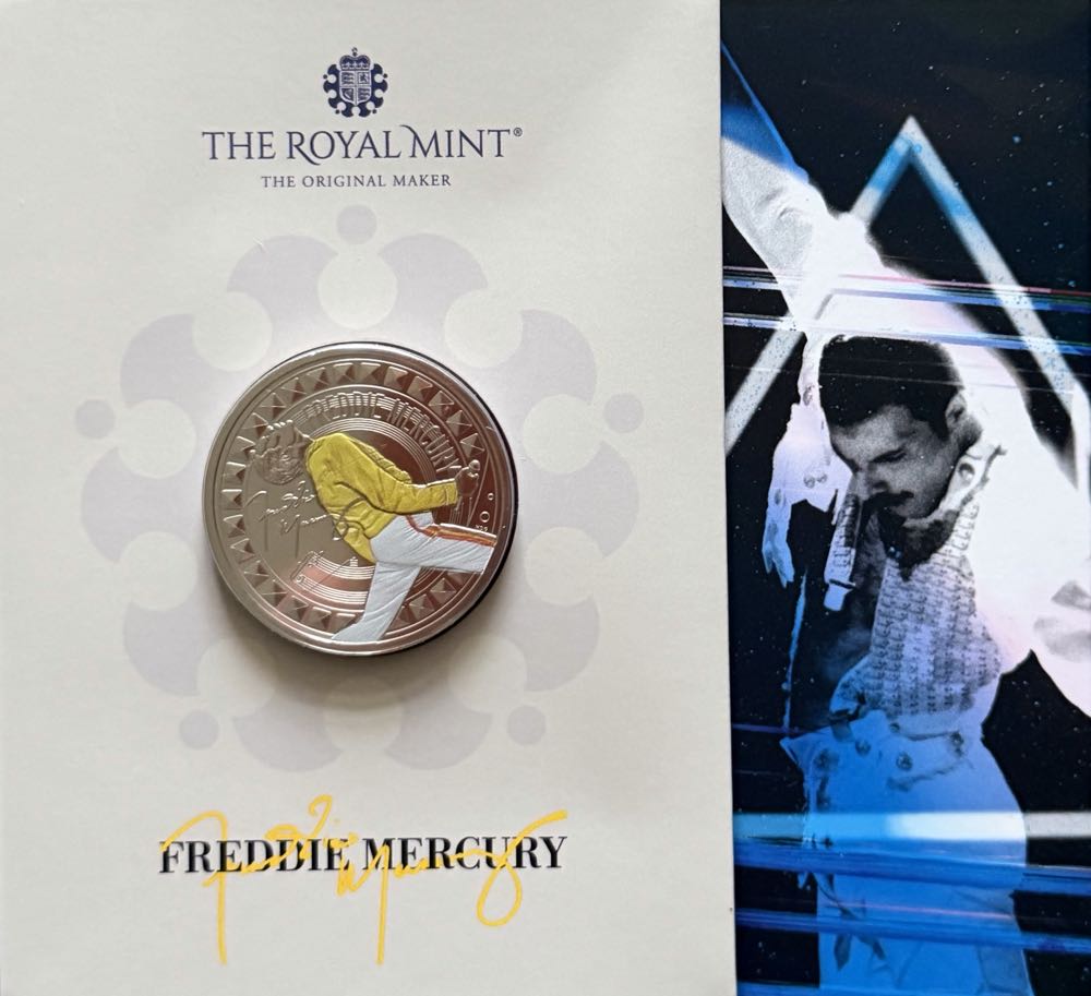 2025 Freddie Mercury £5  coin collectible - Main Image 3