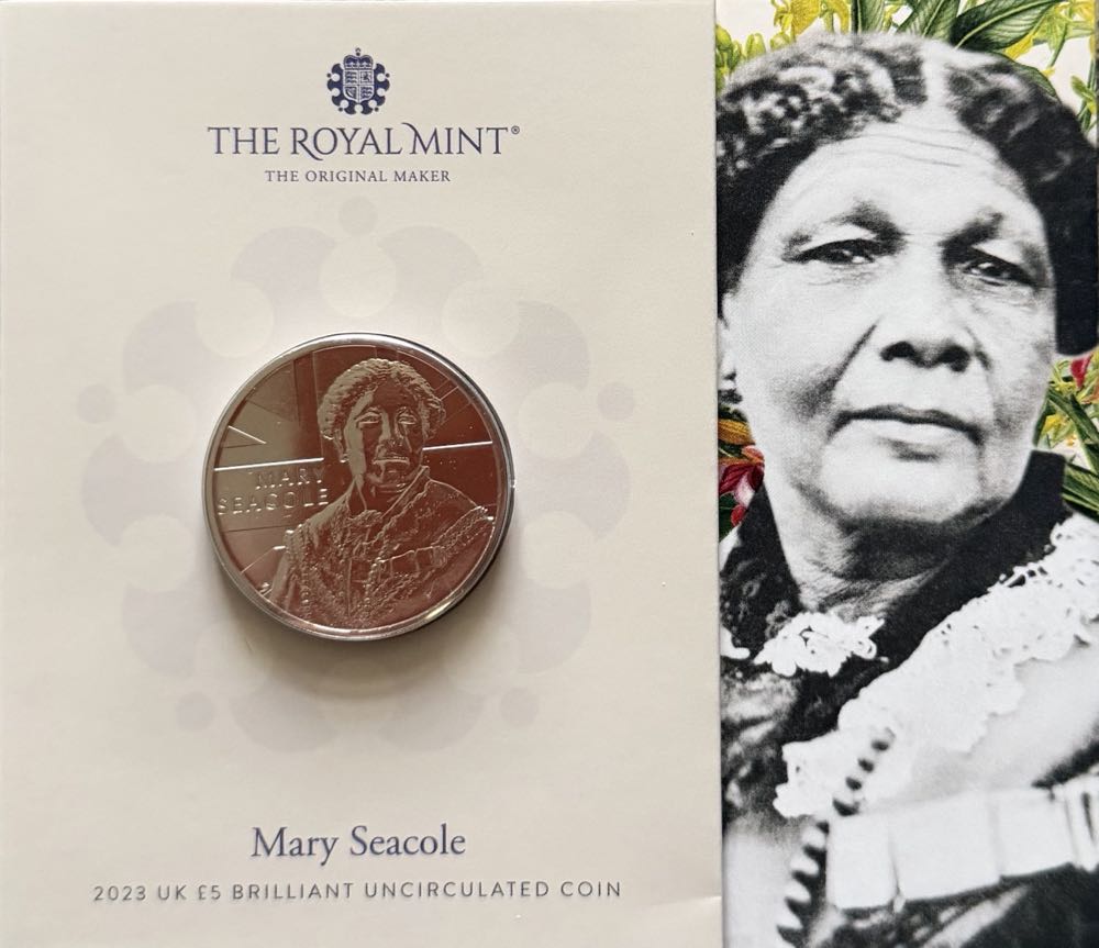 2023 Mary Seacole £5 (2)  coin collectible - Main Image 3