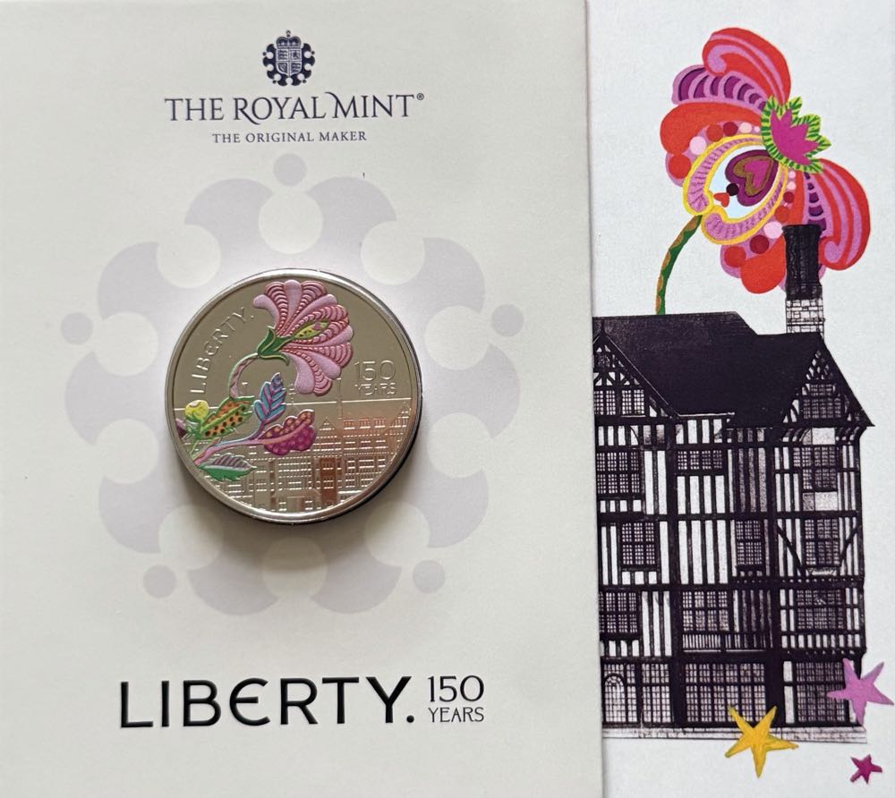 2025 Liberty 150 Years Of £5  coin collectible - Main Image 3