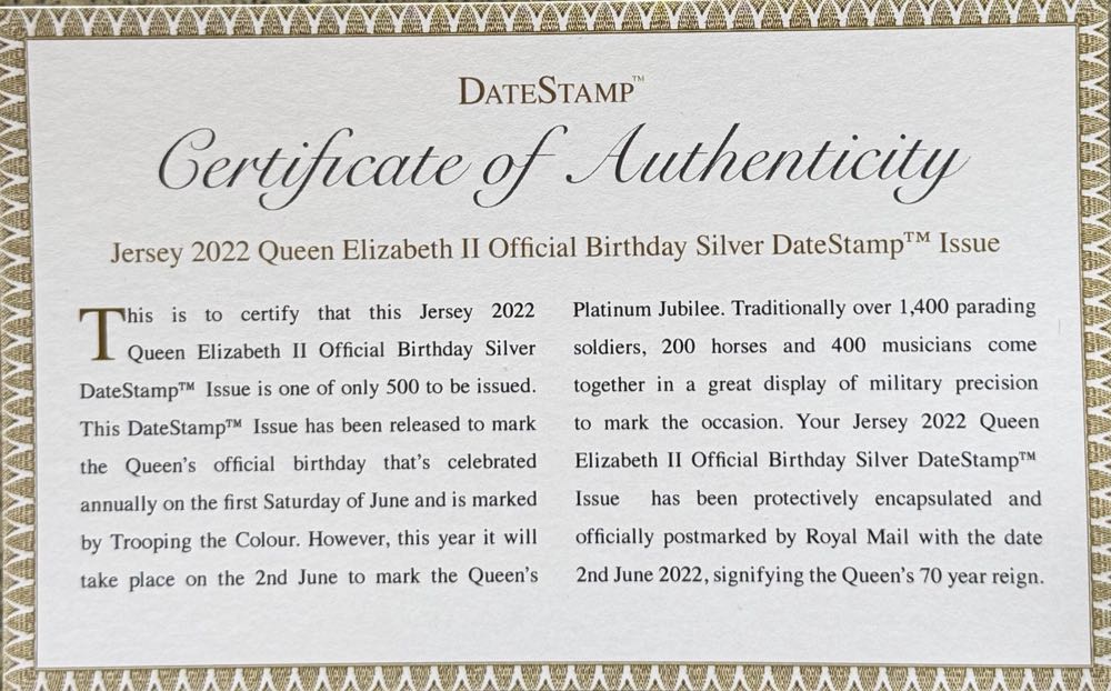 2022 Trooping Of The Colour Datestamp £1  coin collectible - Main Image 4