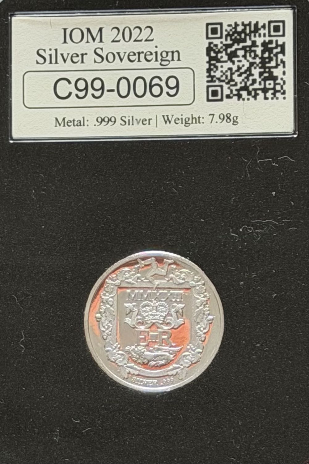 2022 Silver Sovereign Datestamp  coin collectible - Main Image 2