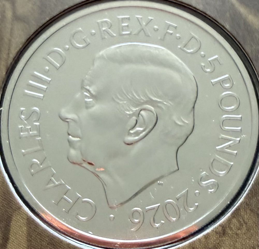 2026 The Angel £5  coin collectible - Main Image 2