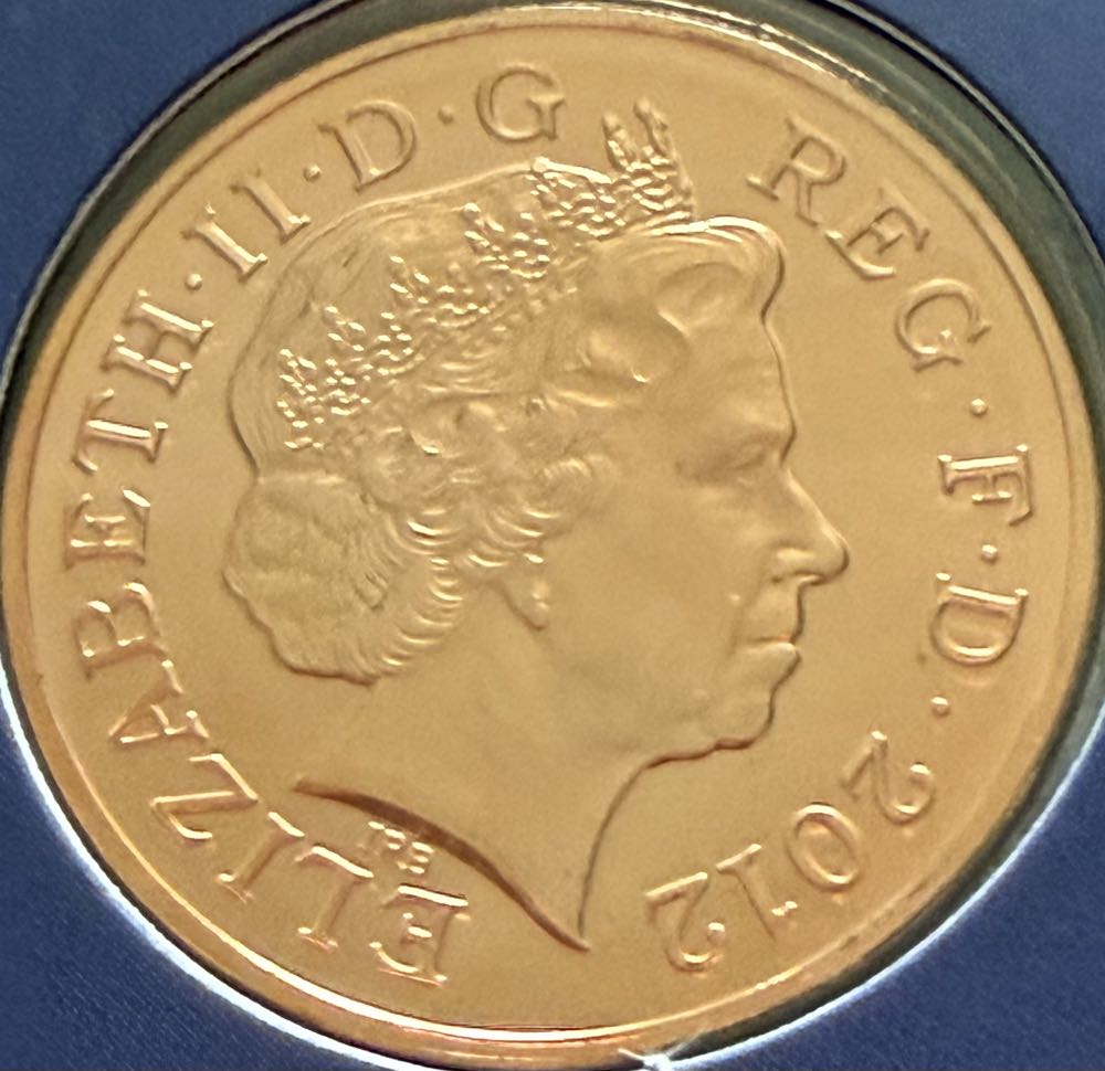 2012 Prince Of Wales Badge 2p  coin collectible - Main Image 2