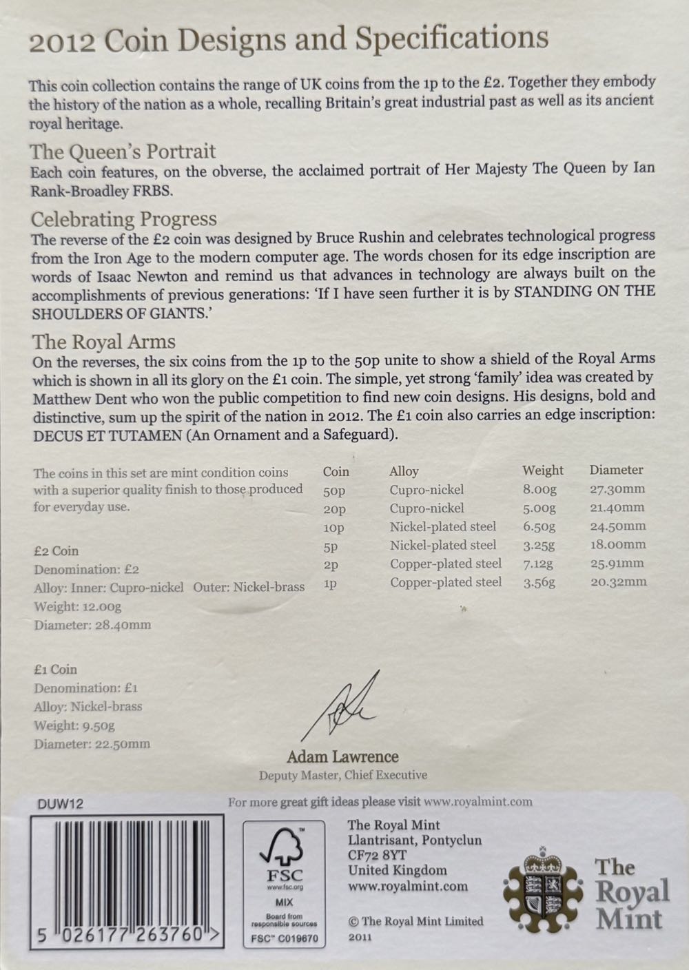 2012 Prince Of Wales Badge 2p  coin collectible - Main Image 4