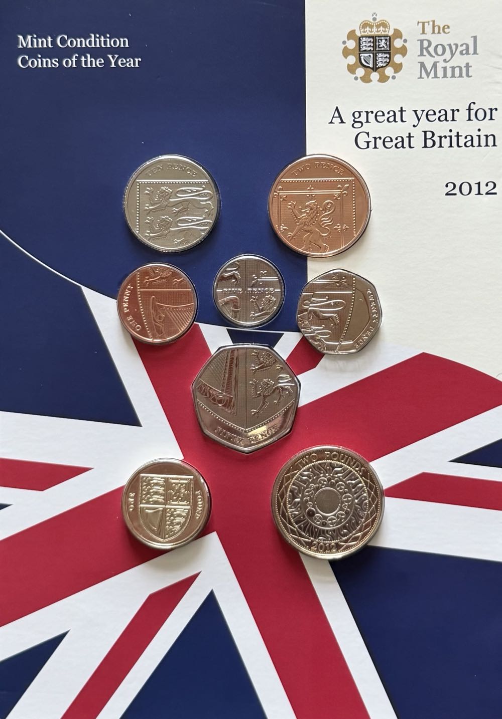 2012 Shield 50p  coin collectible - Main Image 3