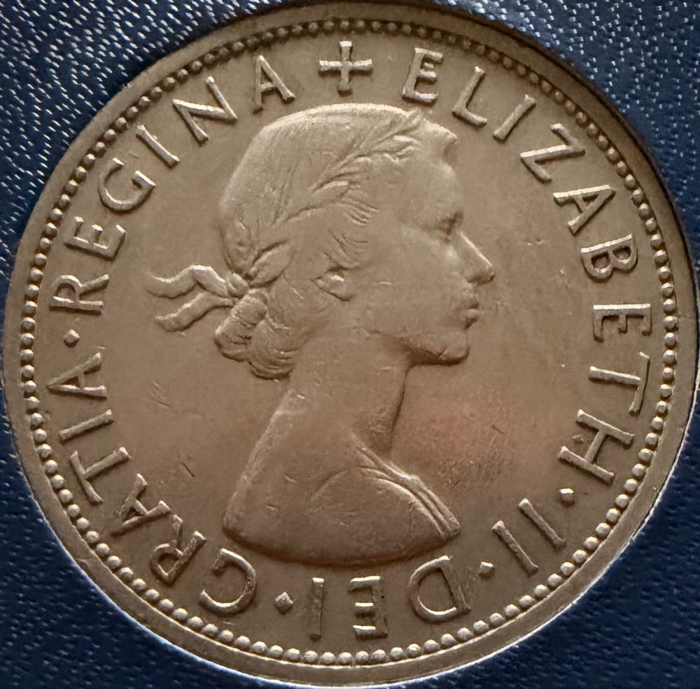 1958 Elizabeth II Half Crown  coin collectible - Main Image 2
