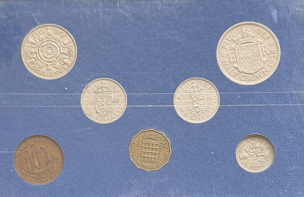 1958 Elizabeth II Half Crown  coin collectible - Main Image 3