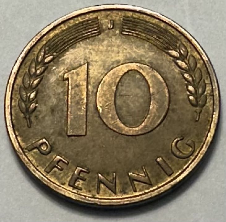 Germany 10 Pfennig  coin collectible - Main Image 2