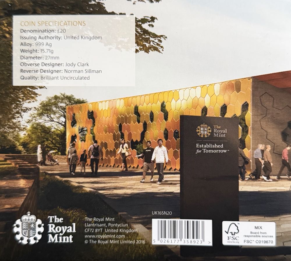 2016 The Welsh Dragon £20  coin collectible - Main Image 4