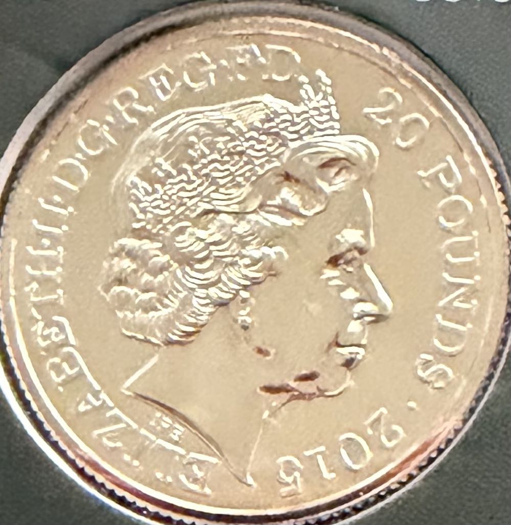 2015 Sir Winston Churchill £20  coin collectible - Main Image 2