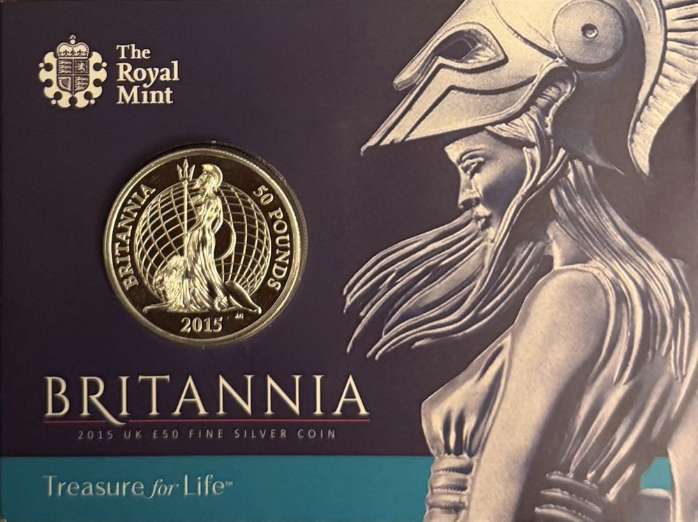 2015 Britannia £50  coin collectible - Main Image 3