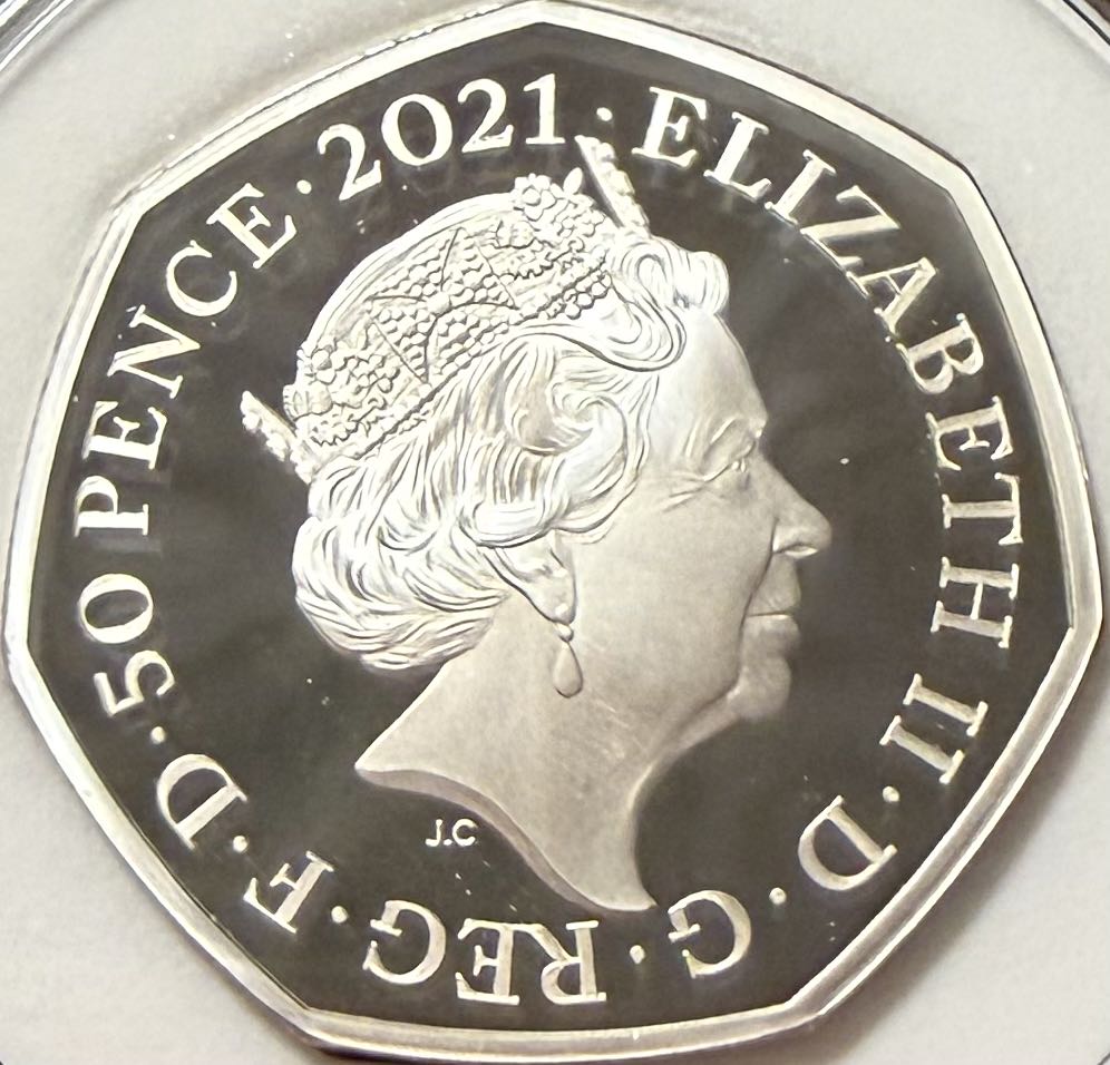 2021 Owl Silver 50p  coin collectible - Main Image 2