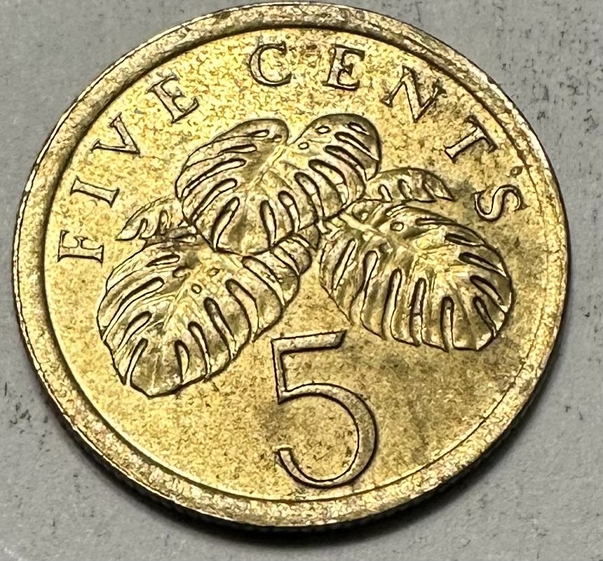 Singapore 5 Cents  coin collectible - Main Image 2