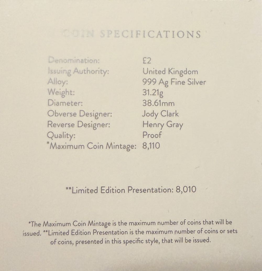 2021 The Who Silver £2  coin collectible - Main Image 4