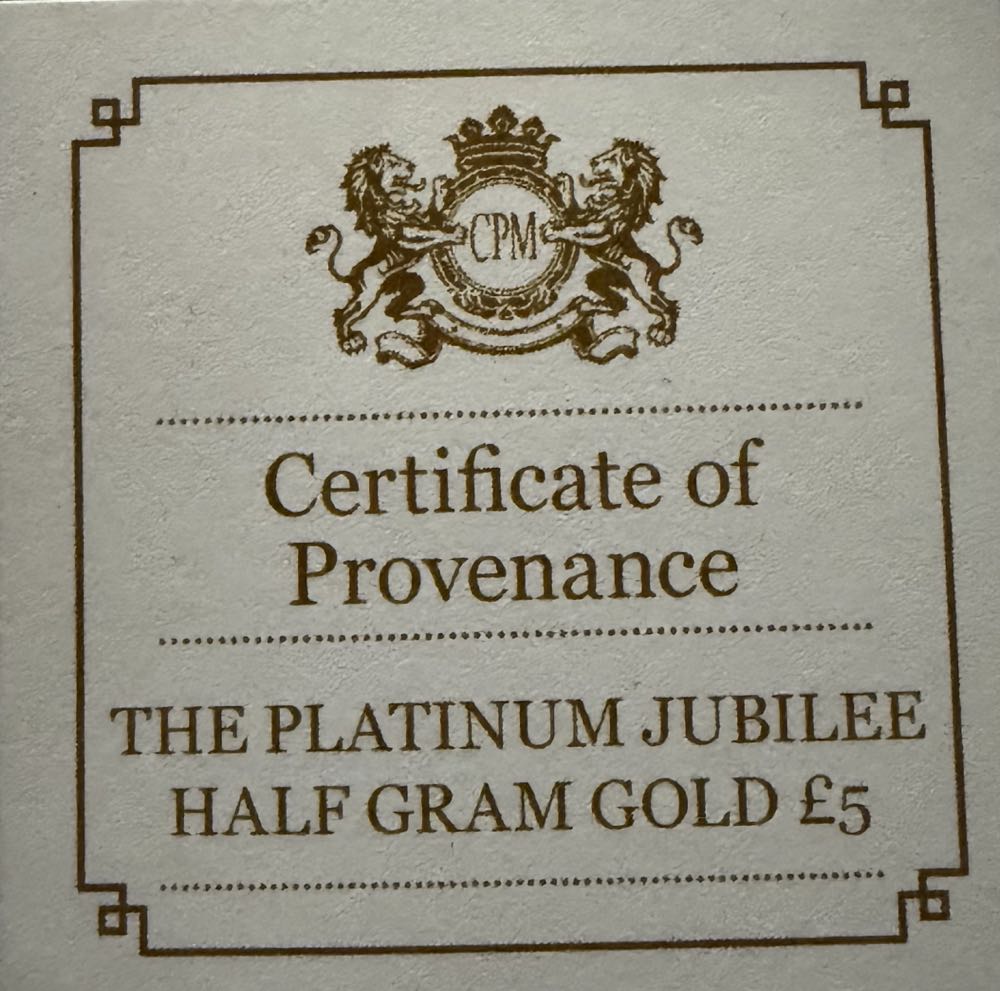 2022 The Queen’s Platinum Jubilee £5  coin collectible - Main Image 3