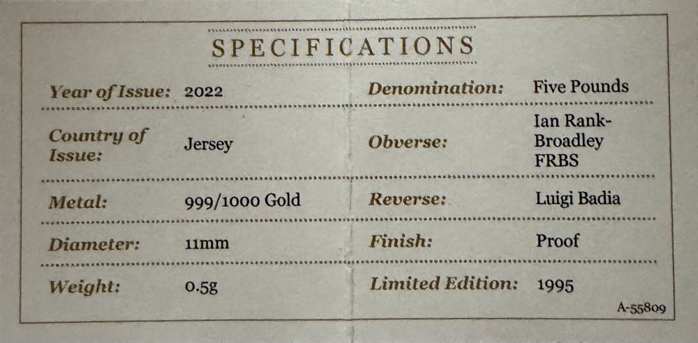 2022 The Queen’s Platinum Jubilee £5  coin collectible - Main Image 4