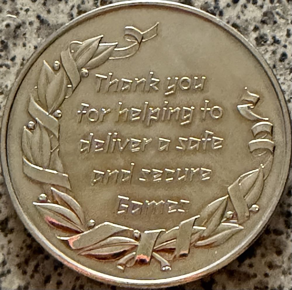 London Olympics Thank You Medal  coin collectible - Main Image 2