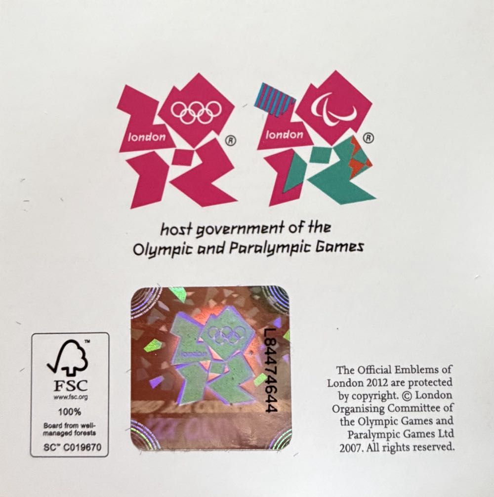 London Olympics Thank You Medal  coin collectible - Main Image 4