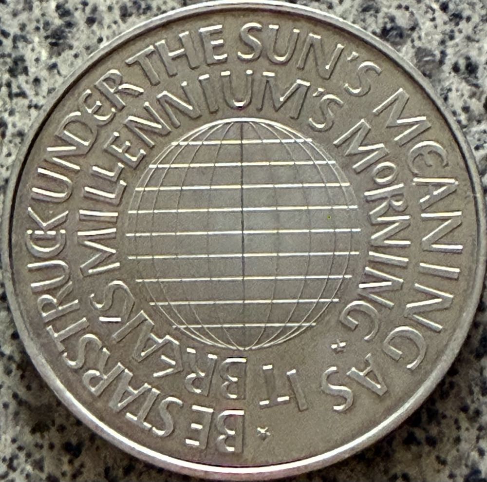 1999 Millennium Dome Opening Medal  coin collectible - Main Image 2