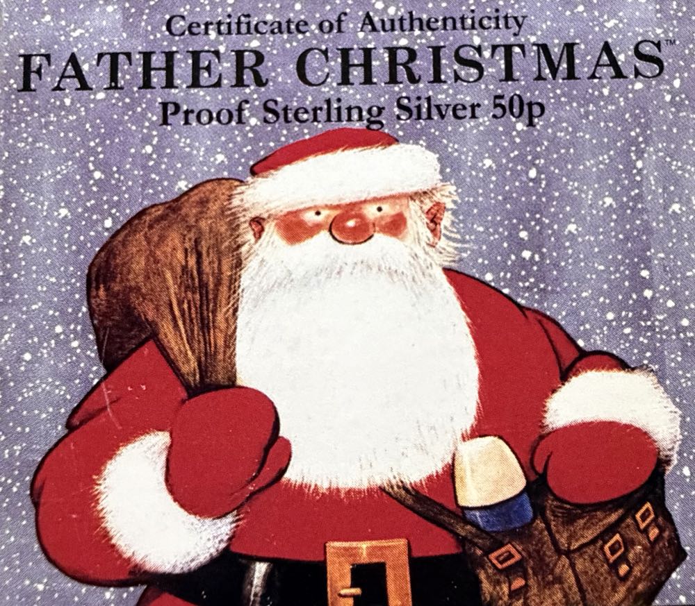 2018 Father Christmas 50p  coin collectible - Main Image 3