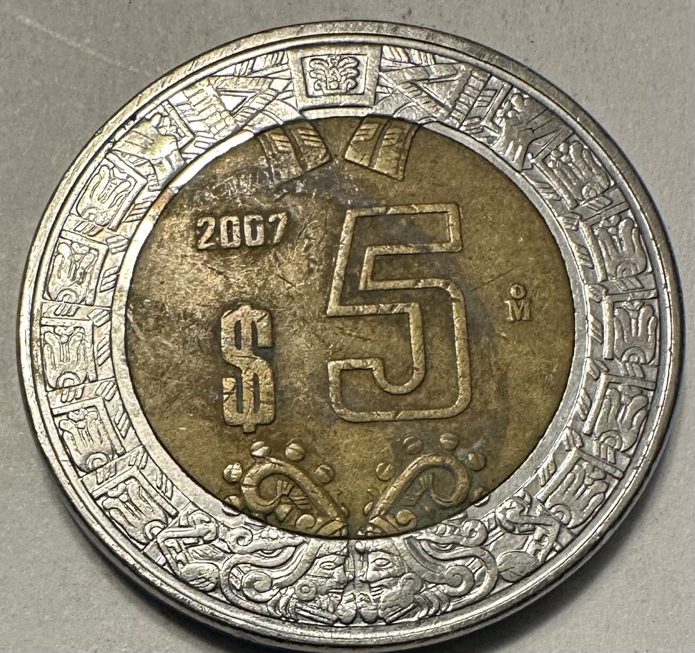 Mexico 5 Pesos  coin collectible - Main Image 2