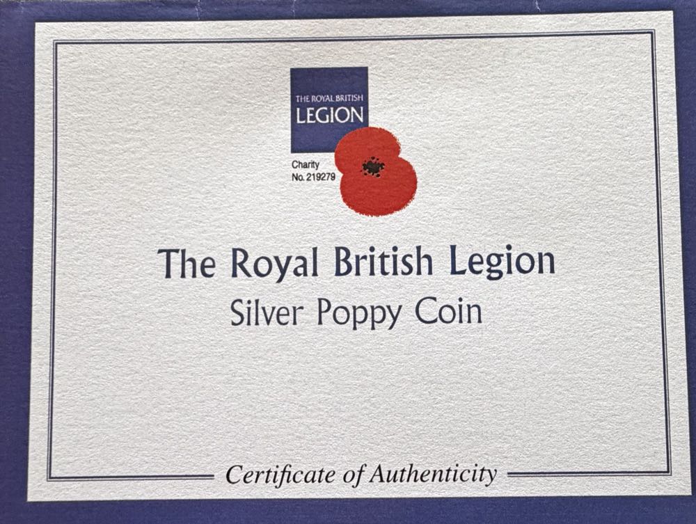 2008 The Royal British Legion £5  coin collectible - Main Image 3