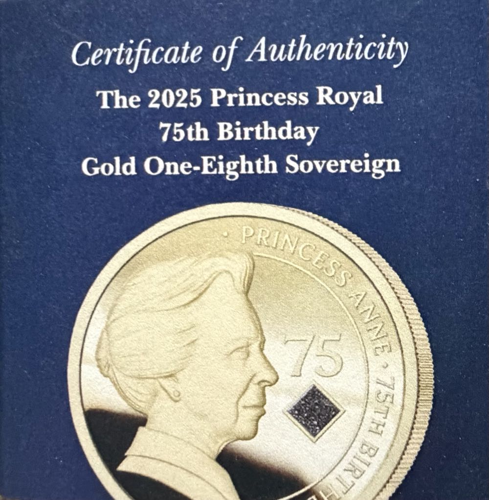 2025 Princess Royal 75th Birthday (2)  coin collectible - Main Image 3