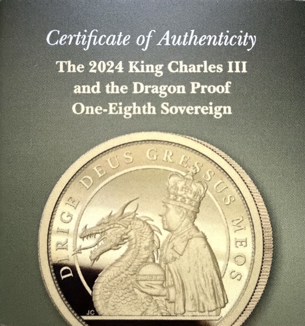 2024 Charles III And The Dragon  coin collectible - Main Image 3