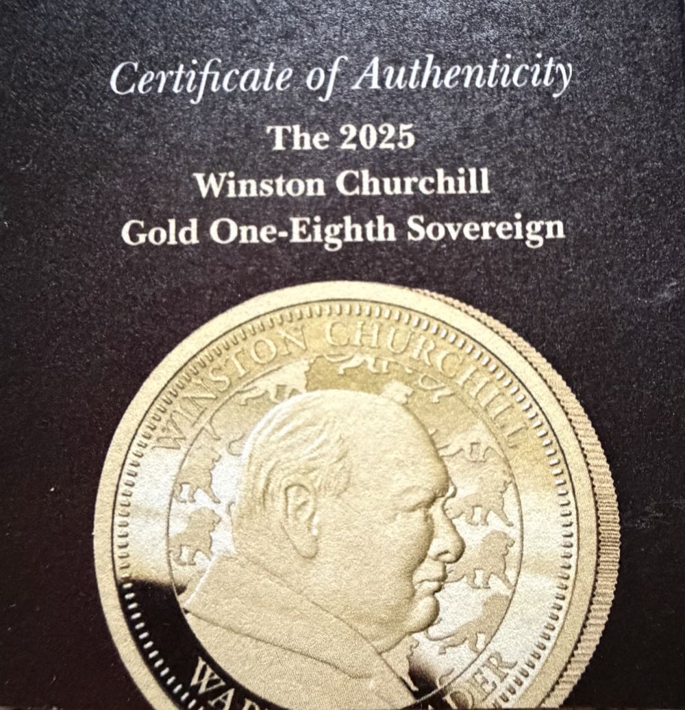 2025 Winston Churchill  coin collectible - Main Image 3